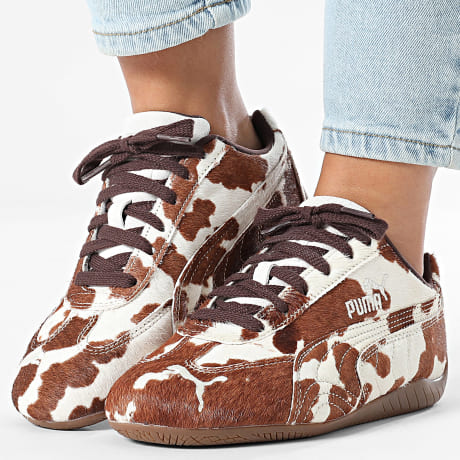 Puma - Baskets Femme Speedcat Cow Wns 406141 Chocolate Brown Gum