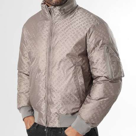 Armani Exchange - Chaqueta Capucha Cremallera XM001088-AF16592 Beige
