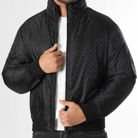 Armani Exchange - Zipped Hooded Jacket XM001088-AF16592 Black