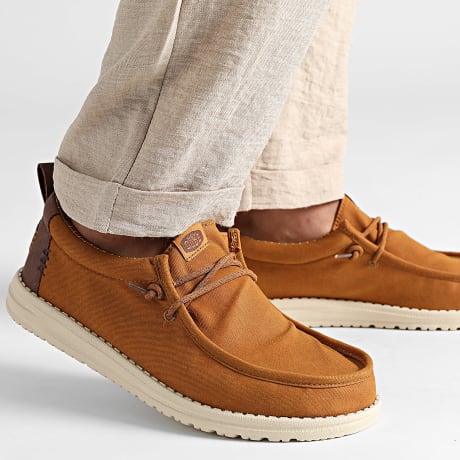 Hey Dude - Mocassim Wally Vintage Classic Spice Brown Downtown Brown
