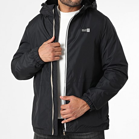 Deeluxe - Chaqueta con capucha y cremallera Vincourt 05V6303M Negro