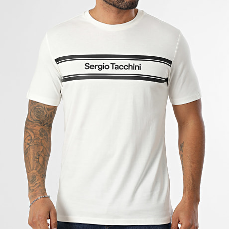 Sergio Tacchini - Tee Shirt Acquario 41236 Beige Clair