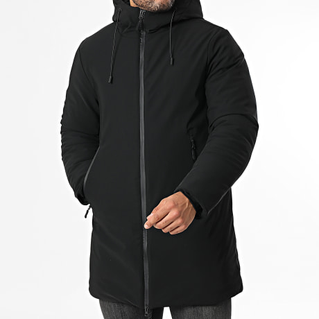 Kymaxx - Parka Con Capucha Negra