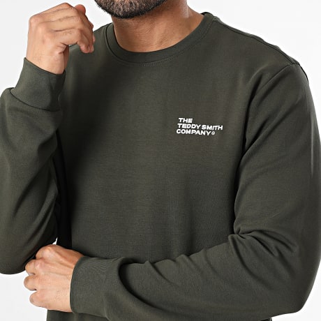 Teddy Smith - Sweater Crewneck Company 10817924D Groen Kaki