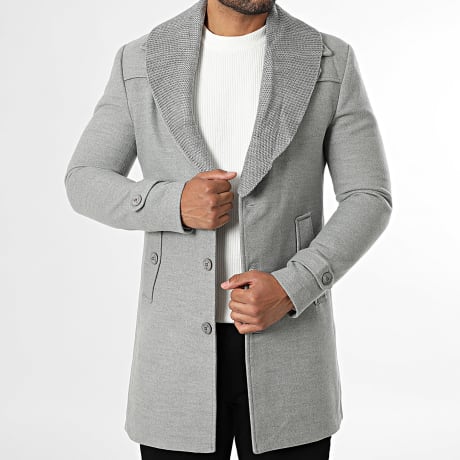 Classic Series - Manteau 034 Gris Chiné