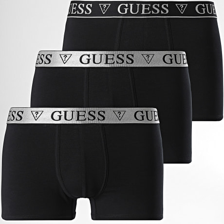 Guess - Set van 3 U5BG65-KCD31 Boxers Zwart Zilver
