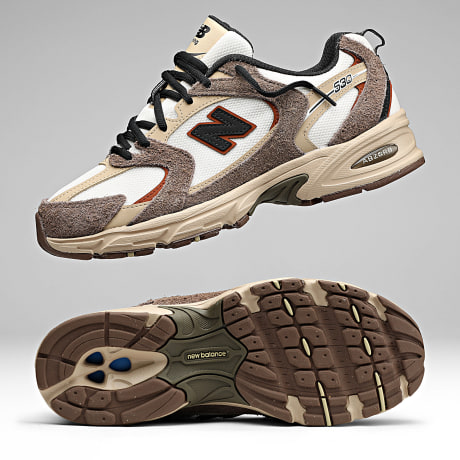 New Balance - Baskets 530 MR530SNC Dark Mushroom Incense Linen