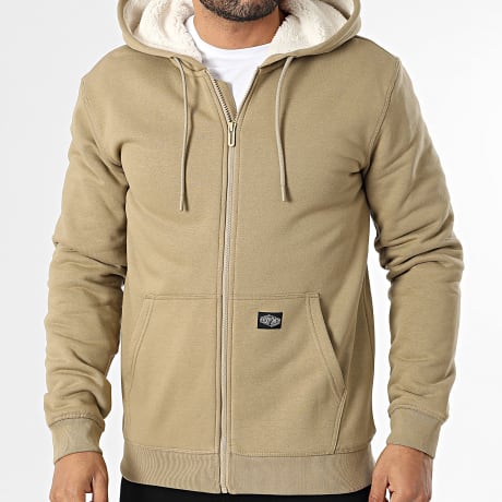 Teddy Smith - Ony Zip Hoodie 10917248D Beige