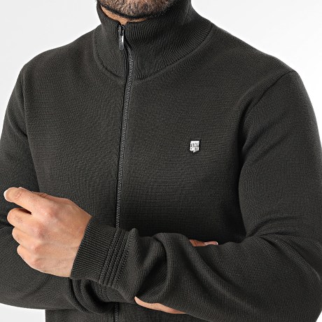 Teddy Smith - Etorre 10915528D Antraciet Grijs Zip Sweat Top