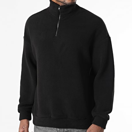 Classic Series - Sweat Polaire Col Zippé 925 Noir