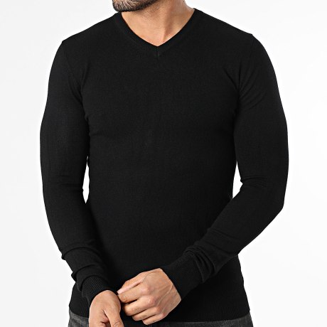 Classic Series - Pull Col V 662 Noir