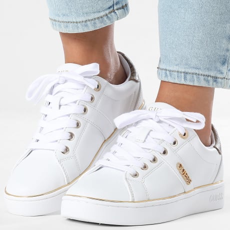 Guess - Baskets Femme FLFBTZELE12 White