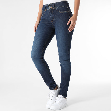 Tiffosi - Vaquero Skinny Mujer Doble Comfort Azul Bruto