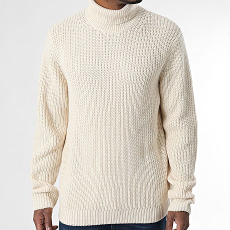 Jack And Jones - Sweater High Neck Bleecker Light Beige
