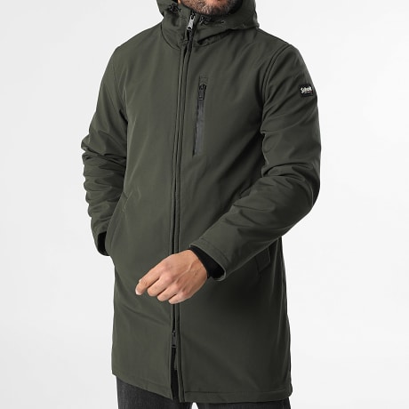 Schott NYC - Parka Capuchon Kalvin Groen Kaki