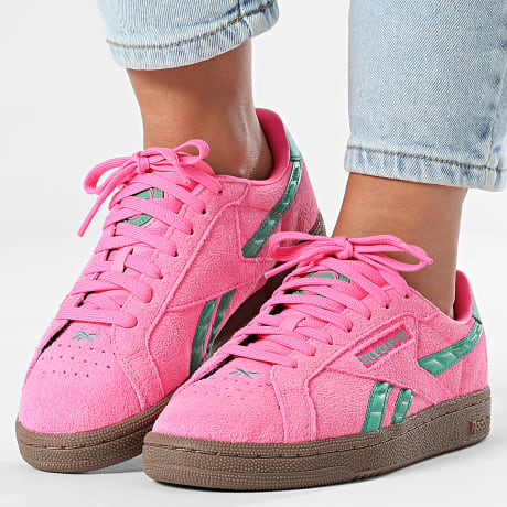 Reebok - Women's Sneakers Club C Grounds UK 100229526 Pink Green Gum