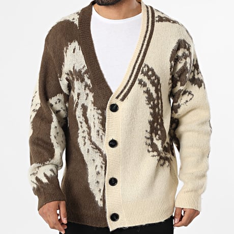Uniplay - Geknoopte Cardigan 681 Beige Bruin