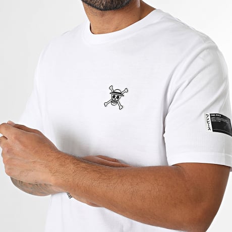 One Piece - Oversized T-Shirt Large Patch White