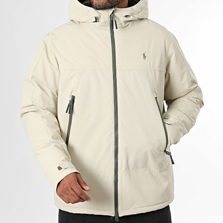 Polo Ralph Lauren - Veste Zippée Capuche Original Player Beige