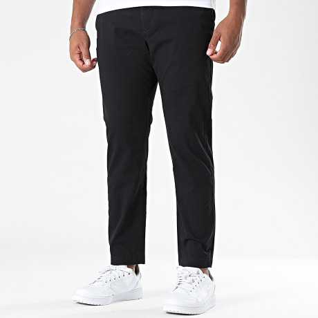 Tommy Hilfiger - Pantalón Chino Relaxed Tapered Fit Core Harlem Essential Twill 1997 Negro