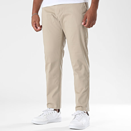 Tommy Hilfiger - Pantalón Chino Relaxed Tapered Fit Core Harlem Essential Twill 1997 Beige