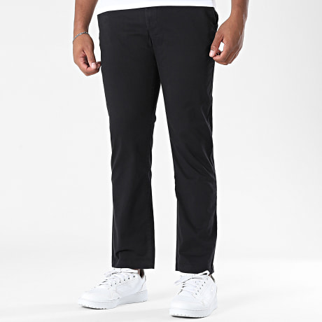 Tommy Hilfiger - Pantalón Chino Straight Fit Core Denton Essential Twill 1993 Negro