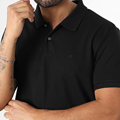 Calvin Klein - Polo Manches Courtes Refined Pique LC254 Noir