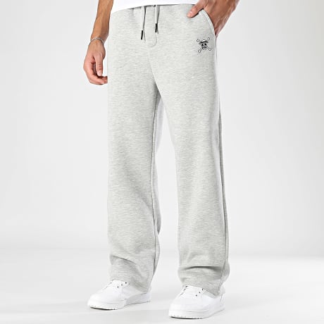 One Piece - Jogging Trousers Large Mugiwara Patch Gray