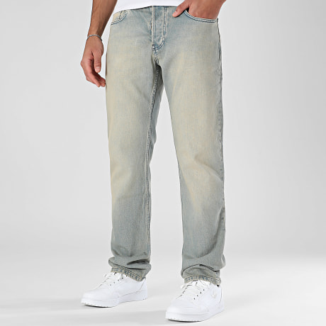 Ikao - Jean Regular 083 Bleu Denim Beige