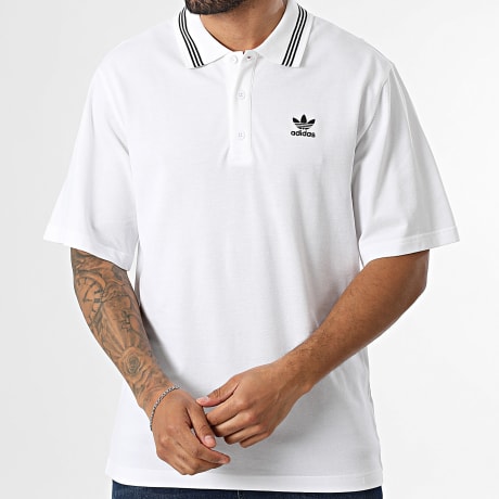Adidas Originals - Polo Corte Suelto JW5898 Beige Claro