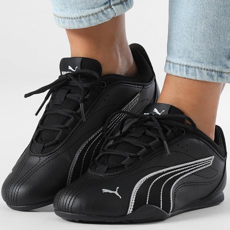 Puma - Baskets Femme Catch Soleil 402744 Puma Black Puma Silver