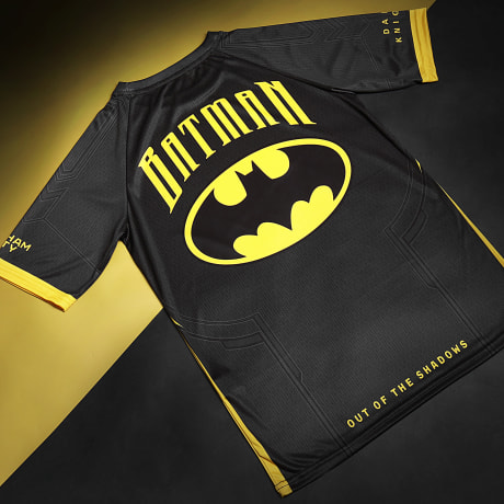 Batman - Maglia Collector Jersey Costume Nera Giallo