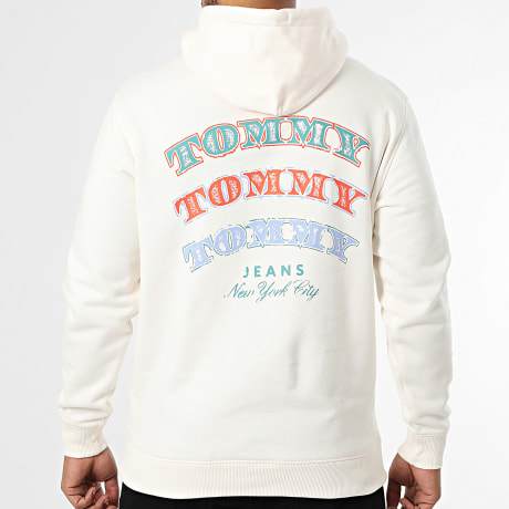 Tommy Jeans - Sweat Capuche Dollar Stack 2365 Beige Clair
