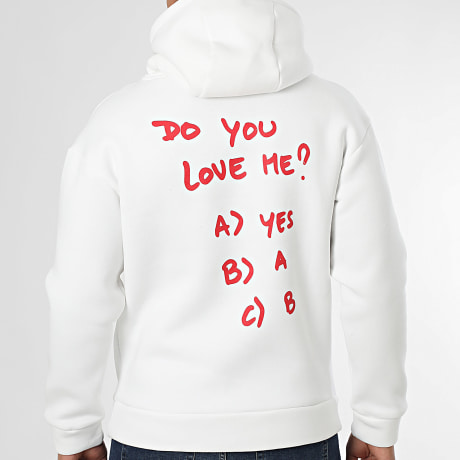 ADJ - Sweat Capuche 076 Blanc