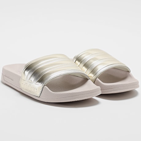 Adidas Sportkleding - Sandalen Vrouw Adilette Shower IH9042 Ice Purple Ice Gold Metallic