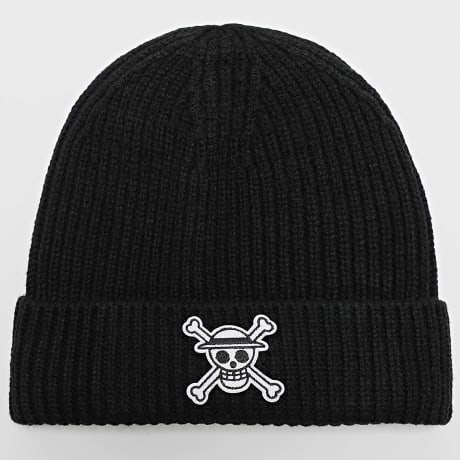 One Piece - Gorro Logo Branco Preto