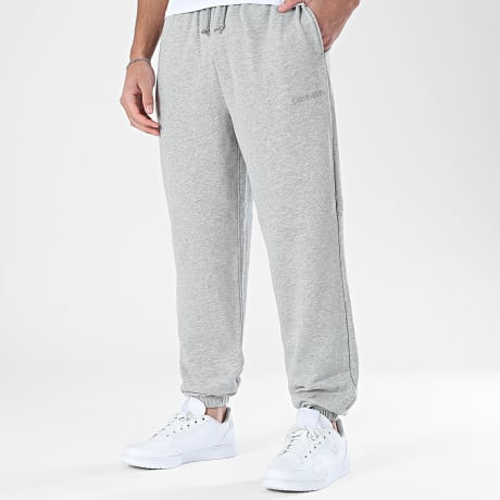 Calvin Klein - Pantalón chándal NM2931 gris jaspeado