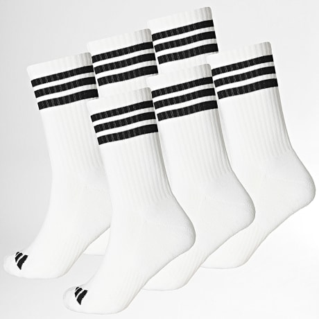 Adidas Sportkleding - Set van 6 Pairs Sokken 3 Stripes Essentials KE5492 Wit Zwart