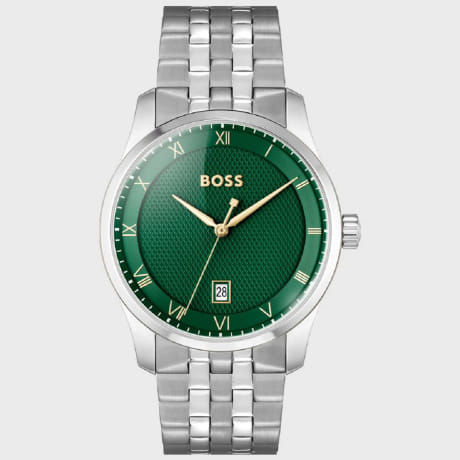 BOSS - Montre Principle 1514124 Argentato Verde