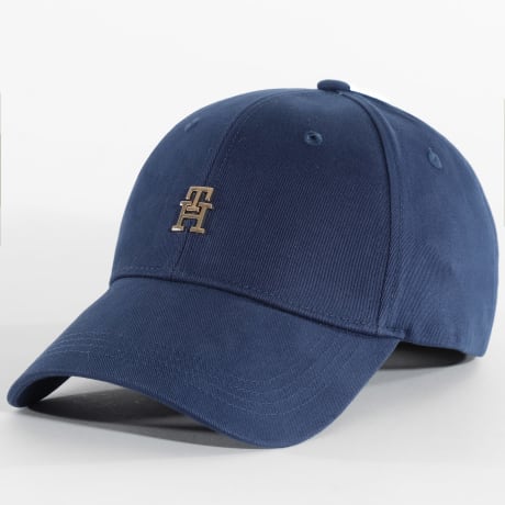 Tommy Hilfiger - Casquette Femme Elevated Chic 7631 Bleu Marine Doré