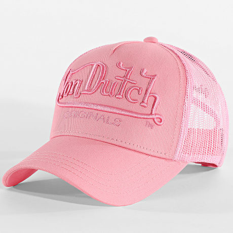 Von Dutch - Trucker Cap Borduursel Roze