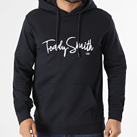 Teddy Smith - Sweatshirt Hoodie Evry 10818123D Donker Marineblauw
