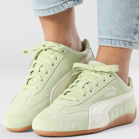 Puma - Baskets Femme SpeedCat OG 398846 Pistachio Green Warm White