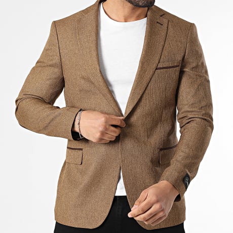 Mackten - Blazer Jacke 241 Camel Meliert
