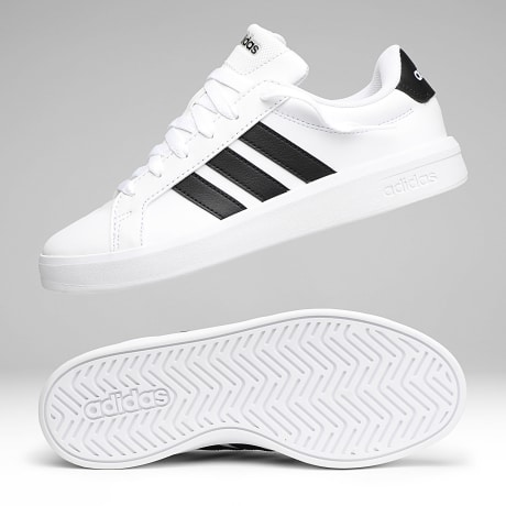 Adidas Performance - Zapatillas Mujer Lifestyle 3 Stripes Blanco Negro