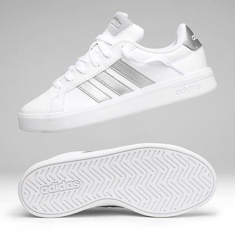 Adidas Performance - Zapatillas Mujer Lifestyle 3 Stripes Blanco Plata