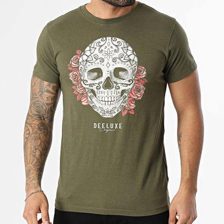 Deeluxe - Camiseta Calabera 06T1700M Verde Kaki