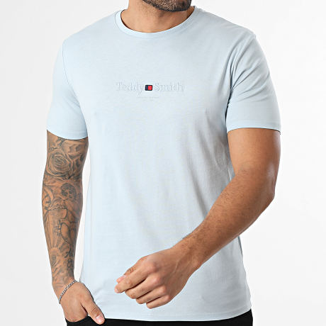 Teddy Smith - Camiseta Andrew 11018135D Azul Claro
