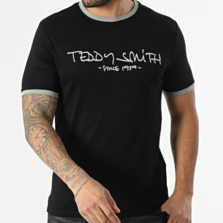Teddy Smith - Camiseta Ticlass 11017833D Noir Opale Grey
