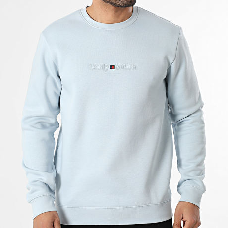 Teddy Smith - Hoodie Jim 10818110D Lichtblauw